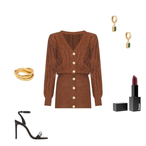 Retrofete Tala Sweater Dress M NWT - Picture 4 of 13